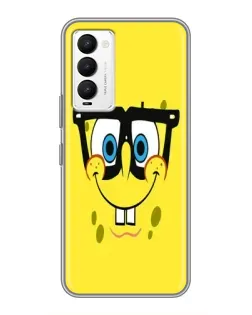 Чехол для TECNO Camon 18 / Camon 18P с картинкой «Минималистичный Спанч Боб» Чехол для TECNO Camon 18 / Camon 18P с картинкой «Минималистичный Спанч Боб»