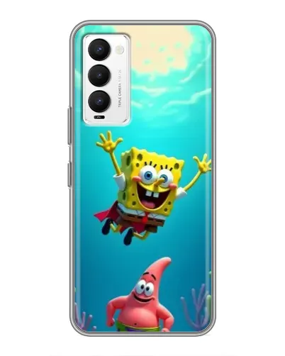 Чехол для TECNO Camon 18 / Camon 18P с картинкой «Спанч Боб под водой» Чехол для TECNO Camon 18 / Camon 18P с картинкой «Спанч Боб под водой»