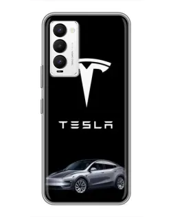 Чехол для TECNO Camon 18 / Camon 18P с картинкой «Tesla Model Y» Чехол для TECNO Camon 18 / Camon 18P с картинкой «Tesla Model Y»