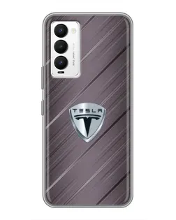 Чехол для TECNO Camon 18 / Camon 18P с картинкой «Металлическая текстура Tesla» Чехол для TECNO Camon 18 / Camon 18P с картинкой «Металлическая текстура Tesla»