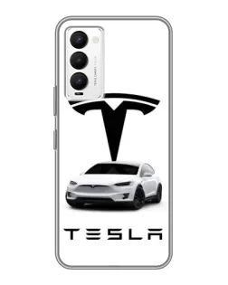 Чехол для TECNO Camon 18 / Camon 18P с картинкой «Tesla White Style» Чехол для TECNO Camon 18 / Camon 18P с картинкой «Tesla White Style»