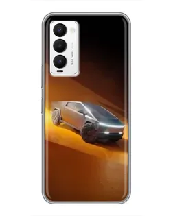 Чехол для TECNO Camon 18 / Camon 18P с картинкой «Cybertruck в пустыне» Чехол для TECNO Camon 18 / Camon 18P с картинкой «Cybertruck в пустыне»