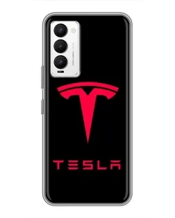 Чехол для TECNO Camon 18 / Camon 18P с картинкой «Tesla Red Logo» Чехол для TECNO Camon 18 / Camon 18P с картинкой «Tesla Red Logo»