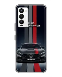 Чехол для TECNO Camon 18 / Camon 18P с картинкой «Mercedes — белый карбон» Чехол для TECNO Camon 18 / Camon 18P с картинкой «Mercedes — белый карбон»