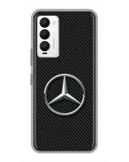Чехол для TECNO Camon 18 / Camon 18P с картинкой «Карбоновый Mercedes стиль» Чехол для TECNO Camon 18 / Camon 18P с картинкой «Карбоновый Mercedes стиль»