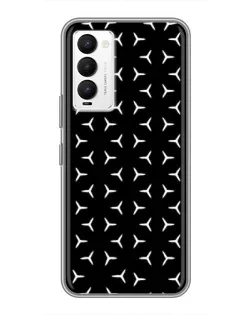 Чехол для TECNO Camon 18 / Camon 18P с картинкой «Mercedes паттерн звезд» Чехол для TECNO Camon 18 / Camon 18P с картинкой «Mercedes паттерн звезд»