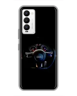 Чехол для TECNO Camon 18 / Camon 18P с картинкой «Салон Audi — руль» Чехол для TECNO Camon 18 / Camon 18P с картинкой «Салон Audi — руль»