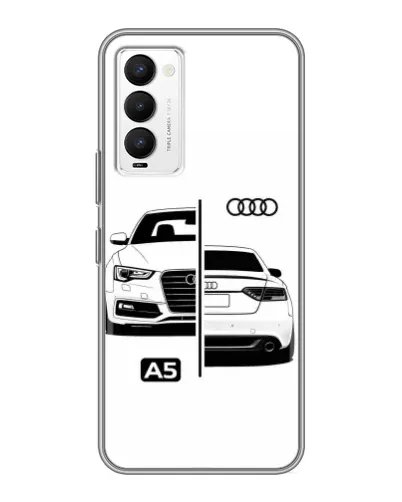 Чохол для TECNO Camon 18 / Camon 18P з картинкою «Audi — контрастний дизайн» Чохол для TECNO Camon 18 / Camon 18P з картинкою «Audi — контрастний дизайн»