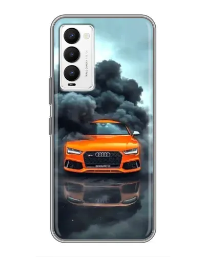 Чохол для TECNO Camon 18 / Camon 18P з картинкою «Audi у хмарах диму» Чохол для TECNO Camon 18 / Camon 18P з картинкою «Audi у хмарах диму»