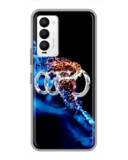 Чехол для TECNO Camon 18 / Camon 18P с картинкой «Энергия лого Audi»