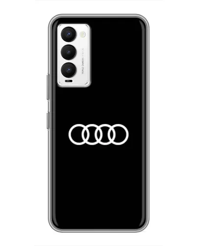 Чохол для TECNO Camon 18 / Camon 18P з картинкою «Audi White Logo» Чохол для TECNO Camon 18 / Camon 18P з картинкою «Audi White Logo»