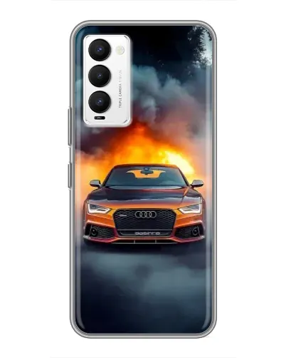 Чохол для TECNO Camon 18 / Camon 18P з картинкою «Audi у вогняному диму» Чохол для TECNO Camon 18 / Camon 18P з картинкою «Audi у вогняному диму»