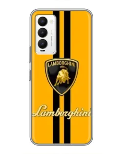 Чехол для TECNO Camon 18 / Camon 18P с картинкой «Lamborghini Stripe желтый» Чехол для TECNO Camon 18 / Camon 18P с картинкой «Lamborghini Stripe желтый»