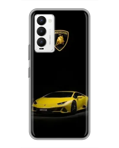 Чехол для TECNO Camon 18 / Camon 18P с картинкой «Lamborghini желтый акцент» Чехол для TECNO Camon 18 / Camon 18P с картинкой «Lamborghini желтый акцент»