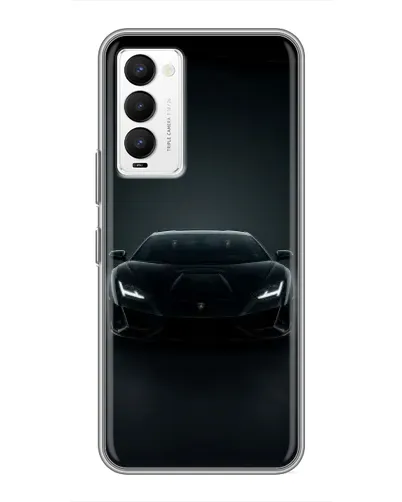 Чехол для TECNO Camon 18 / Camon 18P с картинкой «Черный Lamborghini Aventador» Чехол для TECNO Camon 18 / Camon 18P с картинкой «Черный Lamborghini Aventador»