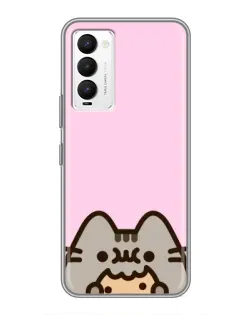 Чехол для TECNO Camon 18 / Camon 18P с картинкой «Pusheen и печенье» Чехол для TECNO Camon 18 / Camon 18P с картинкой «Pusheen и печенье»