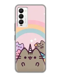 Чохол для TECNO Camon 18 / Camon 18P з картинкою «Єдиноріг Pusheen»