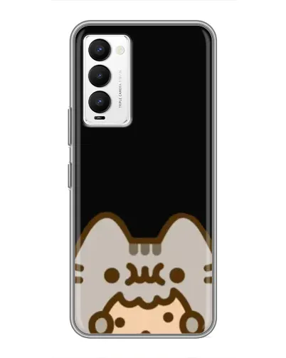 Чохол для TECNO Camon 18 / Camon 18P з картинкою «Пушин на чорному» Чохол для TECNO Camon 18 / Camon 18P з картинкою «Пушин на чорному»