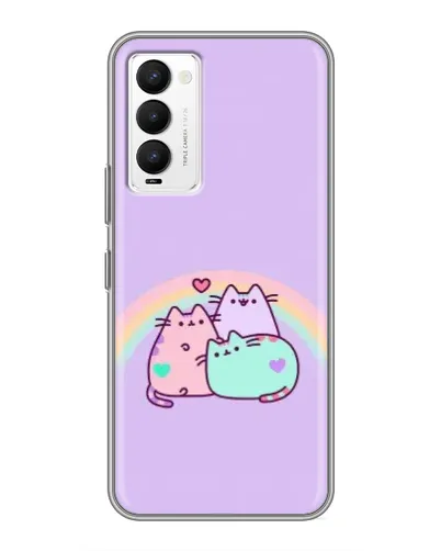 Чохол для TECNO Camon 18 / Camon 18P з картинкою «Веселкові Пушини» Чохол для TECNO Camon 18 / Camon 18P з картинкою «Веселкові Пушини»