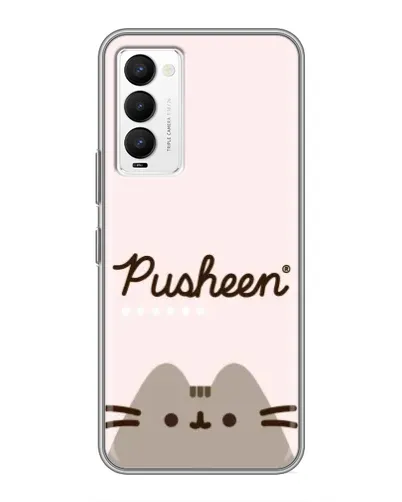 Чохол для TECNO Camon 18 / Camon 18P з картинкою «Pusheen логотип» Чохол для TECNO Camon 18 / Camon 18P з картинкою «Pusheen логотип»