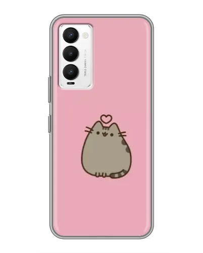 Чохол для TECNO Camon 18 / Camon 18P з картинкою «Pusheen серце» Чохол для TECNO Camon 18 / Camon 18P з картинкою «Pusheen серце»