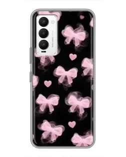 Чехол для TECNO Camon 18 / Camon 18P с картинкой «Геометрия банта»