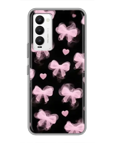 Чехол для TECNO Camon 18 / Camon 18P с картинкой «Геометрия банта»