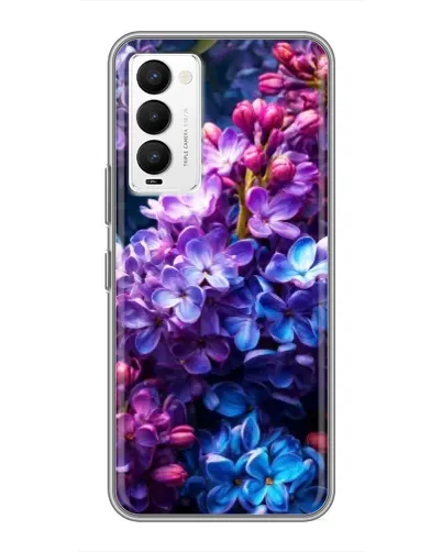 Чехол для TECNO Camon 18 / Camon 18P с картинкой «Сиреневый цвет»