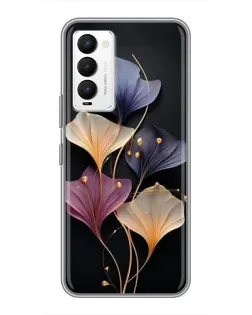 Чехол для TECNO Camon 18 / Camon 18P с картинкой «Лиловые цветы грации» Чехол для TECNO Camon 18 / Camon 18P с картинкой «Лиловые цветы грации»