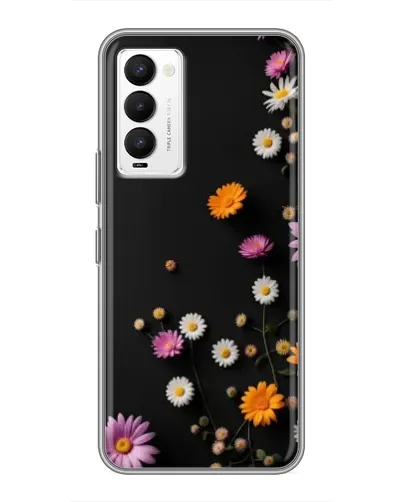 Чехол для TECNO Camon 18 / Camon 18P с картинкой «Цветочная композиция»