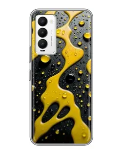 Чохол для TECNO Camon 18 / Camon 18P з картинкою «Рідке жовте золото»
