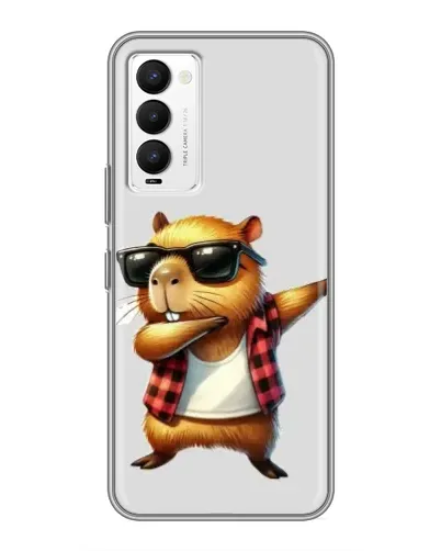 Чохол для TECNO Camon 18 / Camon 18P з картинкою «Капібара репер даб»