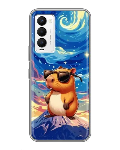 Чохол для TECNO Camon 18 / Camon 18P з картинкою «Капібара Ван Гога»