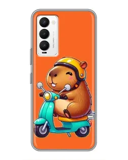 Чохол для TECNO Camon 18 / Camon 18P з картинкою «Капібара на скутері» Чохол для TECNO Camon 18 / Camon 18P з картинкою «Капібара на скутері»