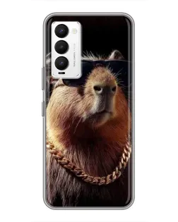 Чохол для TECNO Camon 18 / Camon 18P з картинкою «Капібара золотий ланцюг» Чохол для TECNO Camon 18 / Camon 18P з картинкою «Капібара золотий ланцюг»
