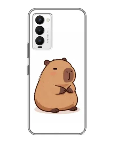 Чохол для TECNO Camon 18 / Camon 18P з картинкою «Товстенька капібара»