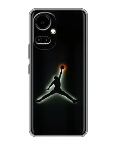 Чехол для TECNO Camon 19 (CI6n) / 19 Pro (CI8n) с картинкой «Jordan Gradient Logo»
