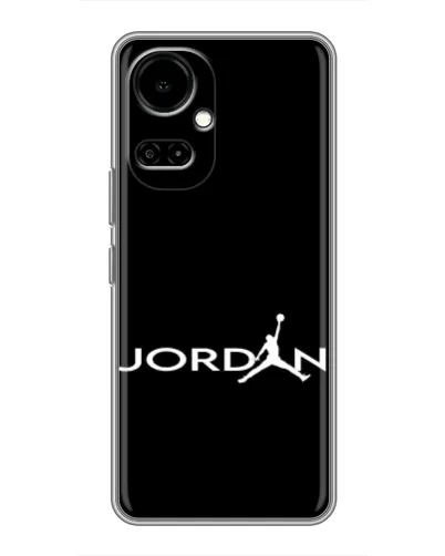 Чехол для TECNO Camon 19 (CI6n) / 19 Pro (CI8n) с картинкой «Jordan White Logo»