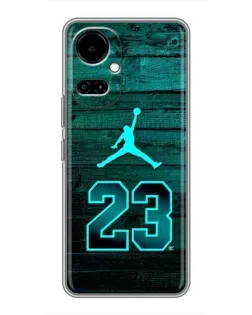 Чехол для TECNO Camon 19 (CI6n) / 19 Pro (CI8n) с картинкой «Jordan Cyan 23» Чехол для TECNO Camon 19 (CI6n) / 19 Pro (CI8n) с картинкой «Jordan Cyan 23»