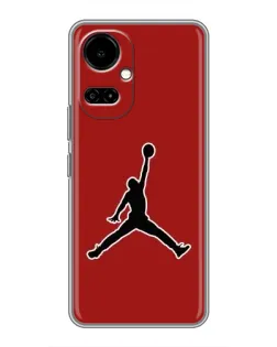 Чехол для TECNO Camon 19 (CI6n) / 19 Pro (CI8n) с картинкой «Jordan Red Back» Чехол для TECNO Camon 19 (CI6n) / 19 Pro (CI8n) с картинкой «Jordan Red Back»