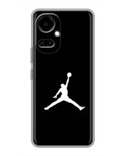 Чехол для TECNO Camon 19 (CI6n) / 19 Pro (CI8n) с картинкой «Jordan Silhouette»