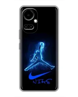Чехол для TECNO Camon 19 (CI6n) / 19 Pro (CI8n) с картинкой «Jordan Neon Blue» Чехол для TECNO Camon 19 (CI6n) / 19 Pro (CI8n) с картинкой «Jordan Neon Blue»