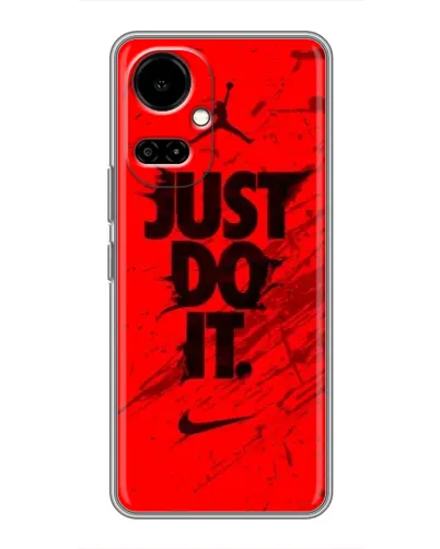 Чехол для TECNO Camon 19 (CI6n) / 19 Pro (CI8n) с картинкой «Nike Just Do It»