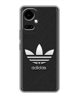 Чехол для TECNO Camon 19 (CI6n) / 19 Pro (CI8n) с картинкой «Adidas Карбоновая текстура»