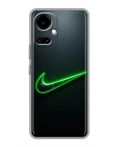Чехол для TECNO Camon 19 (CI6n) / 19 Pro (CI8n) с картинкой «Неоновый контур Nike» Чехол для TECNO Camon 19 (CI6n) / 19 Pro (CI8n) с картинкой «Неоновый контур Nike»