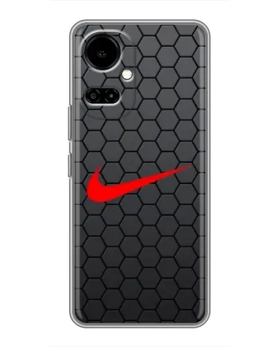 Чехол для TECNO Camon 19 (CI6n) / 19 Pro (CI8n) с картинкой «Nike — карбоновая сетка» Чехол для TECNO Camon 19 (CI6n) / 19 Pro (CI8n) с картинкой «Nike — карбоновая сетка»