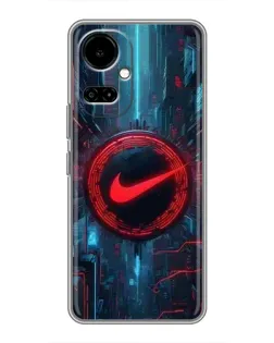 Чехол для TECNO Camon 19 (CI6n) / 19 Pro (CI8n) с картинкой «Техногенный стиль Nike»