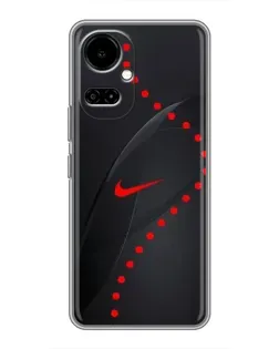 Чехол для TECNO Camon 19 (CI6n) / 19 Pro (CI8n) с картинкой «Абстрактный дизайн Nike»