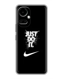 Чехол для TECNO Camon 19 (CI6n) / 19 Pro (CI8n) с картинкой «Текстовый принт Nike»