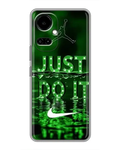Чехол для TECNO Camon 19 (CI6n) / 19 Pro (CI8n) с картинкой «Зеленый неоновый Nike» Чехол для TECNO Camon 19 (CI6n) / 19 Pro (CI8n) с картинкой «Зеленый неоновый Nike»